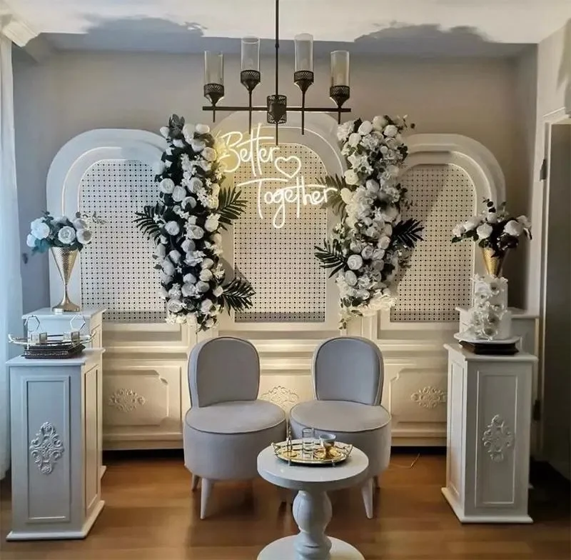 Klasik Beyaz Nişan Masası Kiralama