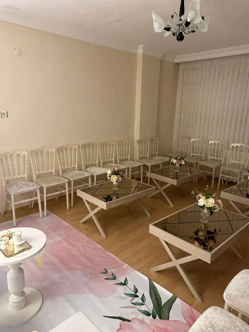 Minimal Evde Nişan Masası Konsepti - Nişan Masası Kiralama